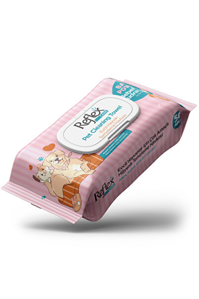 Reflex Care Evcil Hayvan Temizleme Mendil 50’li
