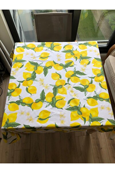 Home LİMON DESENLİ MASA ÖRTÜSÜ, 140X140 CM