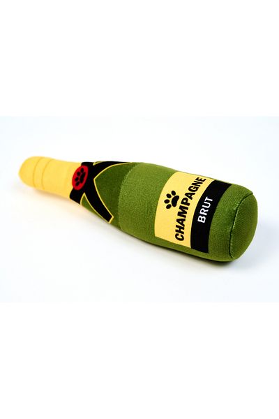 Famous Frenchie Jucarie pentru caini Pawët & Chandon, sampanie, 22 cm