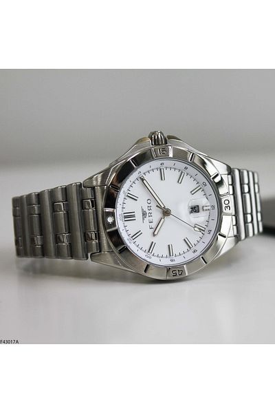 FERRO F43017A Men's Wrist Watch with Steel Cord