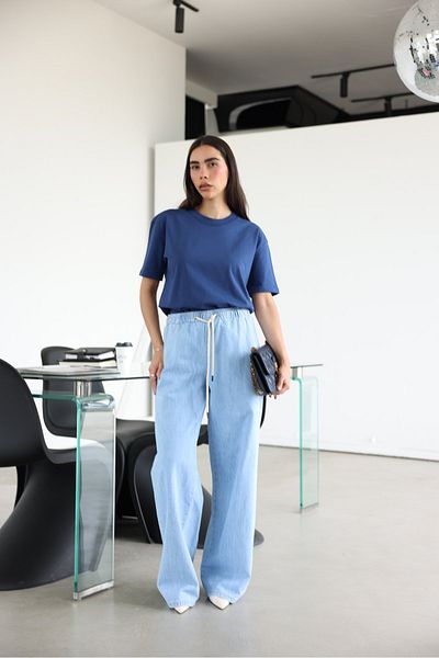 Özge Özgenç Στοιχείο με υφή Crew Neck Tok Basic