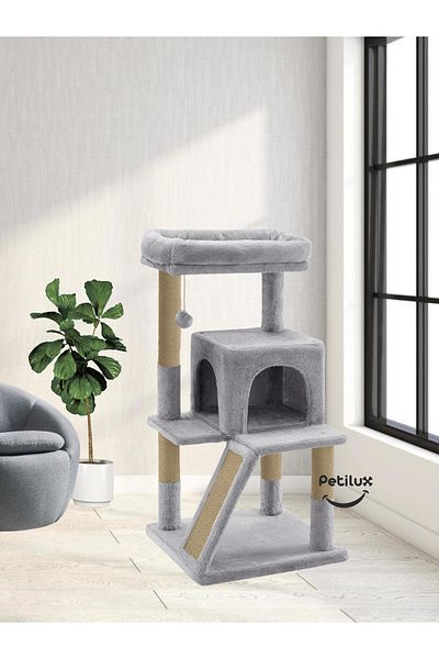 Petilux Decorative Cat Scratching House with Terrace