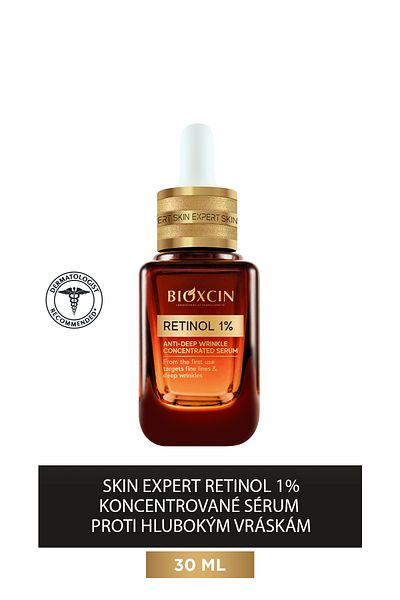 Bioxcin Retinolové sérum 1% 30 ml - Hluboký komplex ceramidů proti vráskám