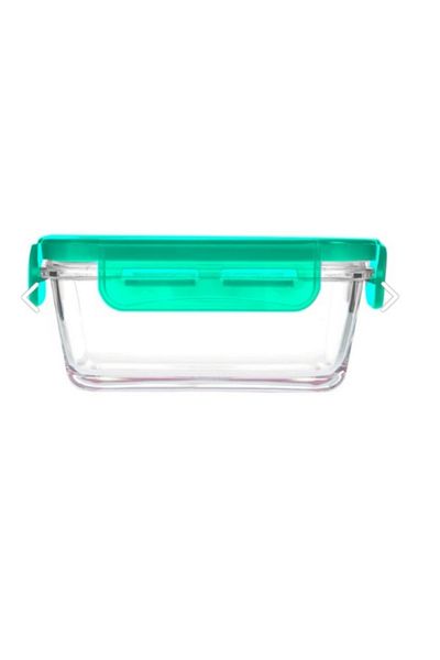 Paşabahçe 530093 Turquoise Lockie Storage Container 330 Cc