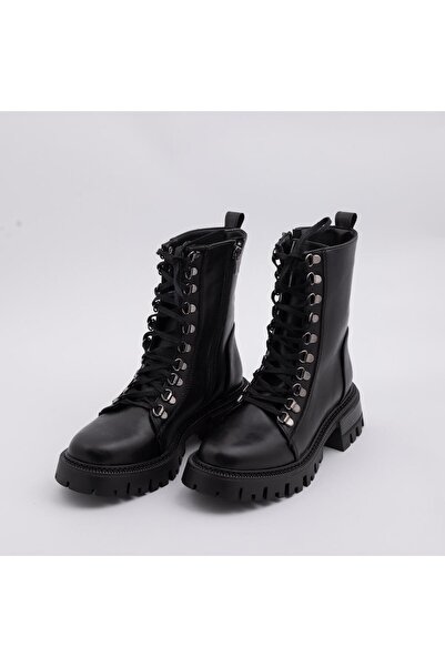 RUXENE İNFİNTY DERİ 5CM KALIN TABAN BAĞCIKLI POSTAL