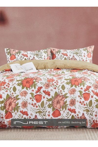 INREST Hana Duvet Cover Set (Without Filling) Microfiber 100% King Size 230x250 cm - 3 Pcs