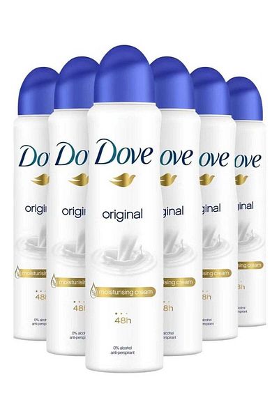 Dove Original Anti-Perspirant Deodorant Spray 250ml (Pack of 6)