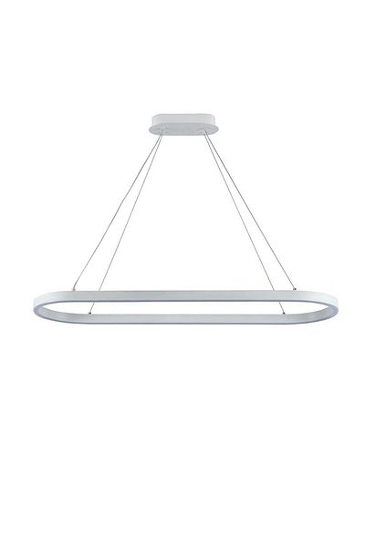 Ucandle Modern Oval Pendant Light - White 25W