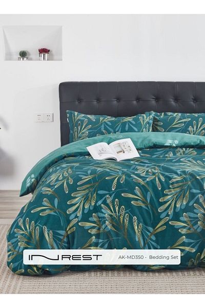 INREST Cedric Duvet Cover Set (Without Filling) Microfiber 100% King Size 230x250 cm - 3 Pcs