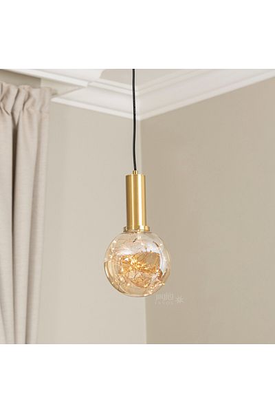 Ucandle Gold pendant with LED lights