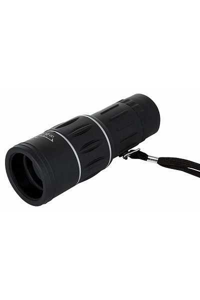 FOXMAG24 Monocular-Telescope, Magnification Factor 16 X, Lens Diameter 52 mm, Case Included, Black