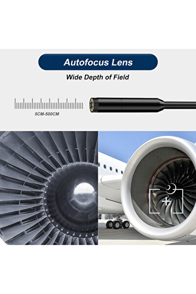 Choice21 15 متر، 8 مم، ضبط تلقائي للصورة، شاشة IPS 7 بوصة، كاميرا داخلية لفحص...