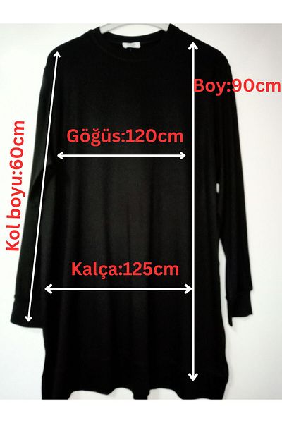 OceanGiyim Women's Tunic Quality Combed Cotton Oversize