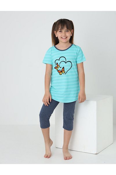 ERTA GOLD Girl's Summer Capri Suit