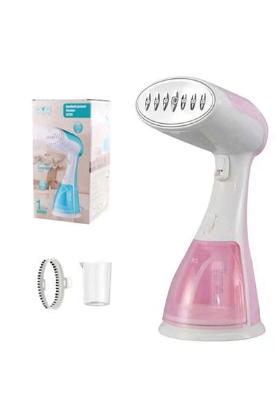 arvada Fier de călcat vertical cu abur ® LC 201, 1500 W, 300 ml, abur 27 g/min, alb/roz