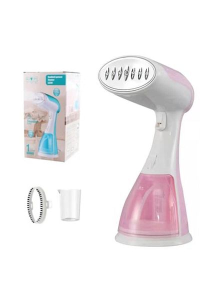 arvada Fier de călcat vertical cu abur ® LC 201, 1500 W, 300 ml, abur 27 g/min, alb/roz