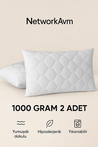 NetworkAvm Cotton Quilted 1000 Gr 2 Pieces Beads and Silicone