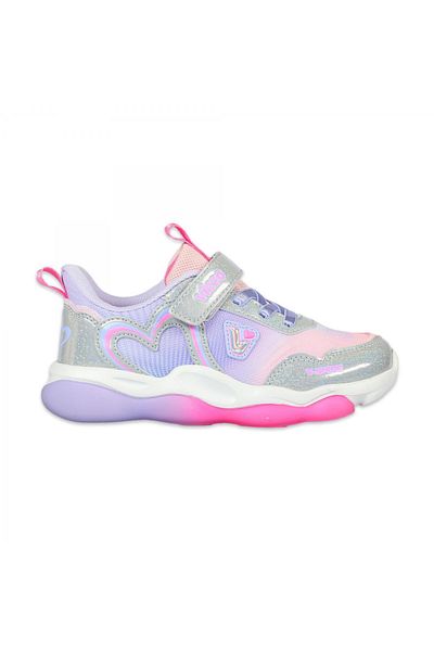 Vicco 346.P25Y.215 Heart Booties Lighted Phylon Lilac Children's Sports Shoes