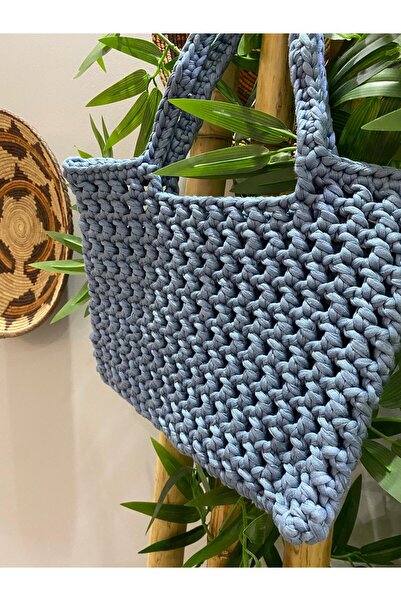 KÜBRA UYAN JEWELRY Veronika Penye İp El Yapımı Omuz Çantası - Renkli ve Şık Tasarım" KADIN ÇANTA