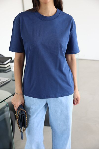 Özge Özgenç Στοιχείο με υφή Crew Neck Tok Basic