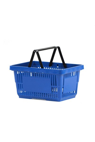SEÇKİN RAF Seçkin Raf Plastik Market El Sepeti 28 L Mavi
