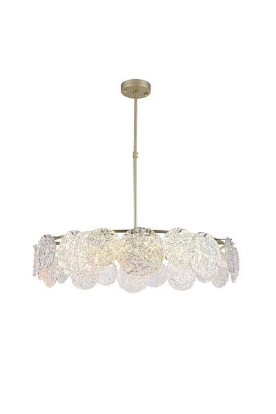 Ucandle Classic Crystal Circle Chandelier - Diameter 80 cm