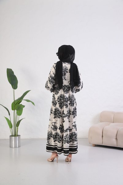 aşilda Women's Patterned Cotton Dress