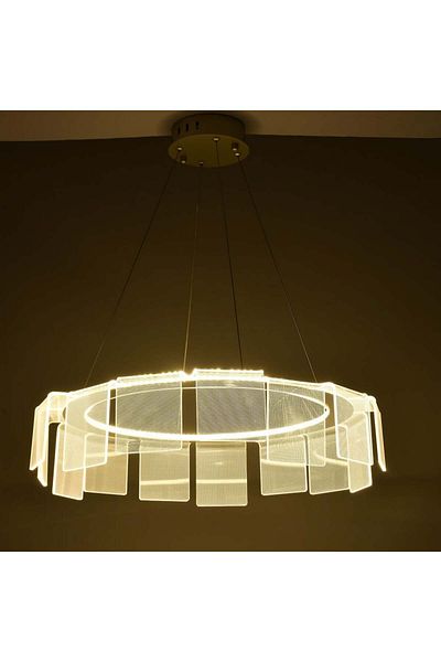 Ucandle Smart Ceiling Chandelier Lighting Acrylic Slices - 60cm Diameter