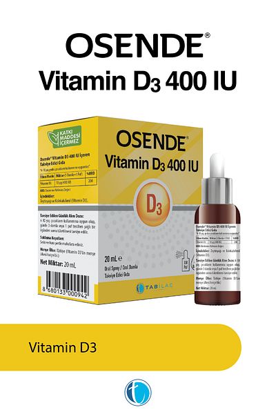 Osende Vitamin D3 400 Iu Drops 20 ml