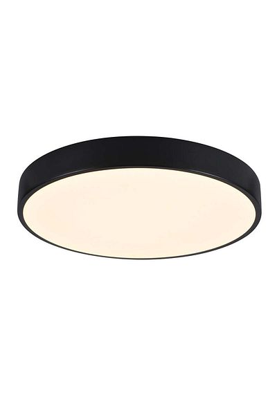 Ucandle 3000k 24W Round LED Chandelier - Black