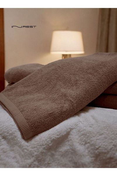 INREST Bath Towels Cotton 100% Size 90x180 cm - Multi Color