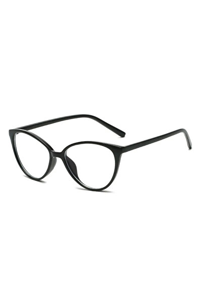 Eyesofia Checkmate Unisex Black Transparent Glasses
