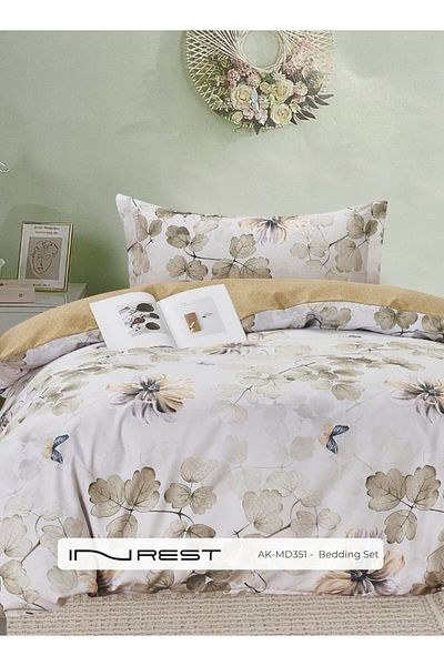 INREST Inrets Historic Duvet Cover Set (Without Filling) Microfiber 100% Single Size 160x230 cm - 2 Pcs