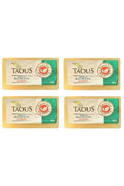 taous Authentic Natural Soap For Smooth Skin - 4x120g