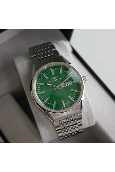 FERRO F43012A6 Men's Wrist Watch with Steel Cord