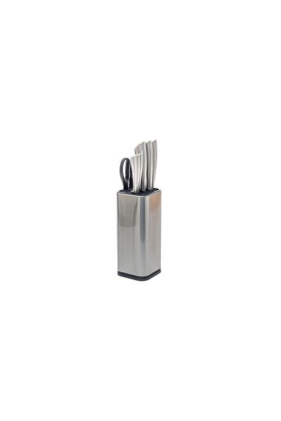5FIVE Style knife set, stainless steel, 5 knives, universal scissors, stainless steel holder