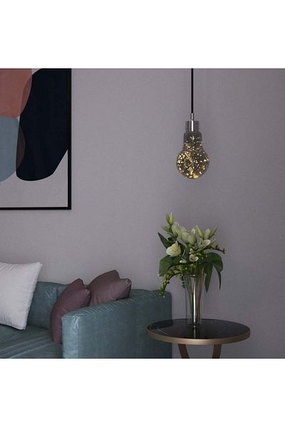 Ucandle Grey LED Glass Pendant Lamp