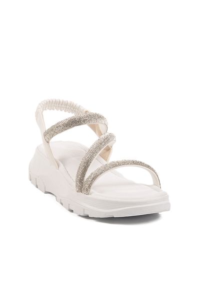 AYK'S White Lightweight Women's Sandals T-005 Z
