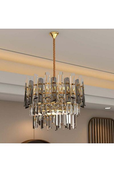 Ucandle European style crystal chandelier, 40 cm diameter