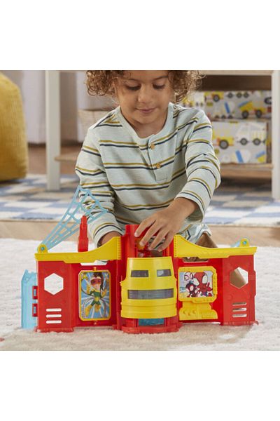 Hasbro Spidey and his Amazing Friends Playset - Iron Man's Tower and Iron Man Figure