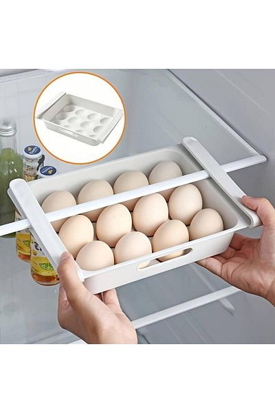 SMARTECH Organizer Box for 12 Eggs, Shelf Attachment System