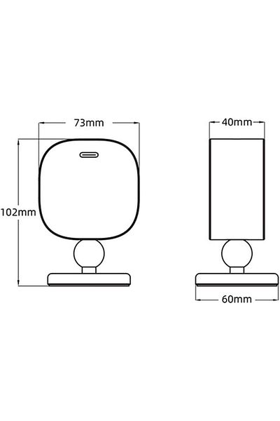 COOYA LED Wooden Magnetic Wall Lamp with Radar Sensor, 360° Rotatable Light, Battery Operated Wall Lights