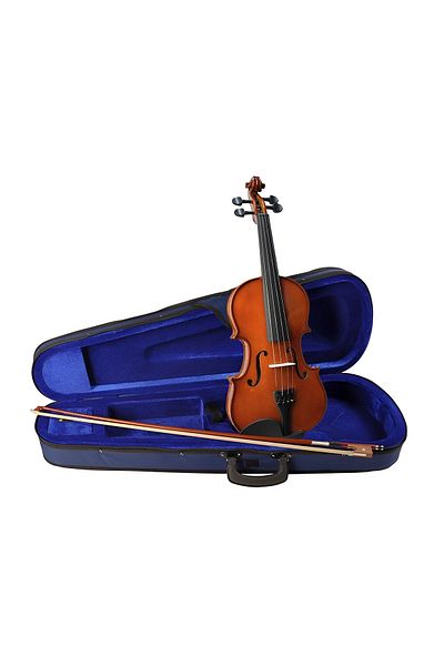LEONARDO LV1544 Natural violin set 4/4, case, sacaz bow