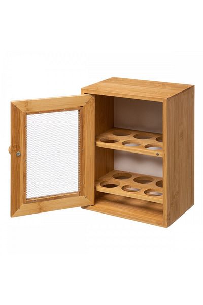 5FIVE Galina egg storage box, bamboo, 17.5 x 15 x H 24.5 cm