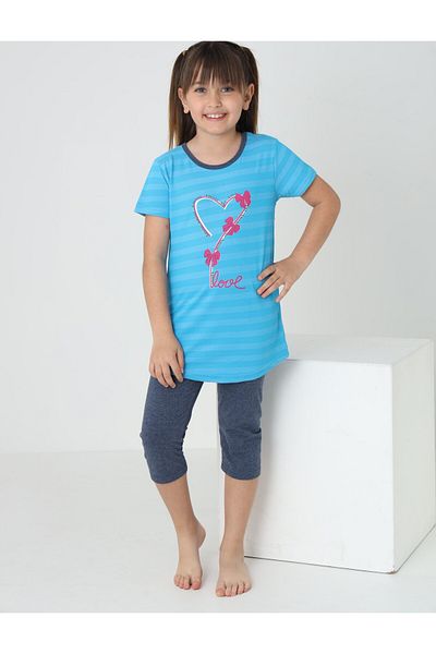 ERTA GOLD Girl's Summer Capri Suit