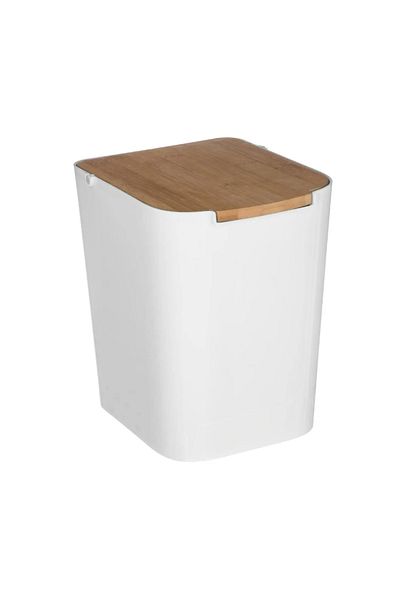 5FIVE Natureo White waste bin, plastic, 5 liters