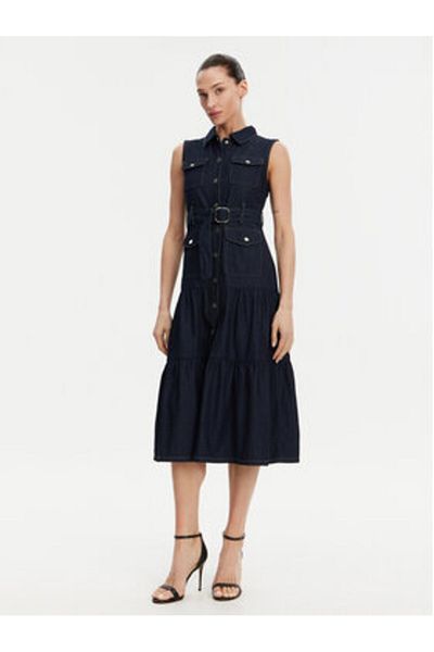 Morgan Rochie din denim pentru femei 251-RNAUTICA bleumarin