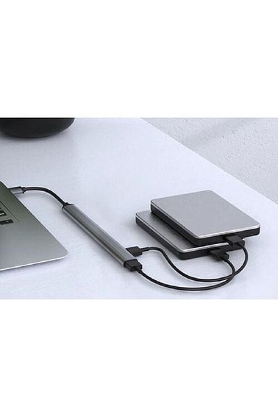 SMARTECH 7-Port Hub Adapter, Aluminum
