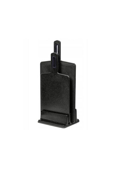 ALTOM DESIGN Set de 2 distrugătoare de documente Hugo, plastic, negru, 1 distrugător de documente 15x30 cm 1 distrugător de documente 18,5x35,5 cm