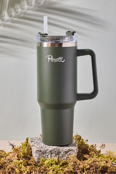 Perotti Colte V1 Stainless Steel Green Thermos Cup 1.2 Lt